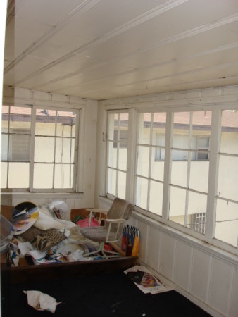 Upstairs Sunroom Before