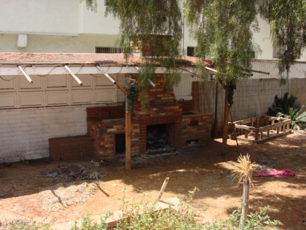 Rear Yard Before 4th View