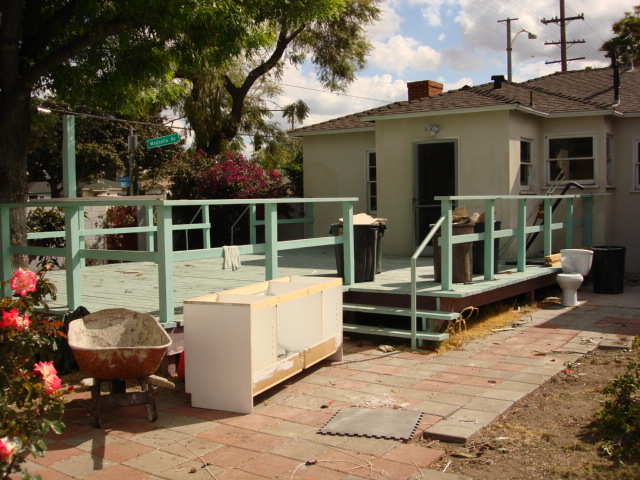 Rear Yard 2nd View Before