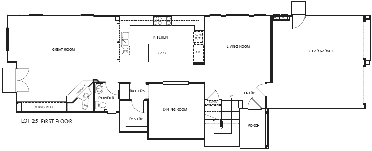 Lot 25 1st Floor Plan