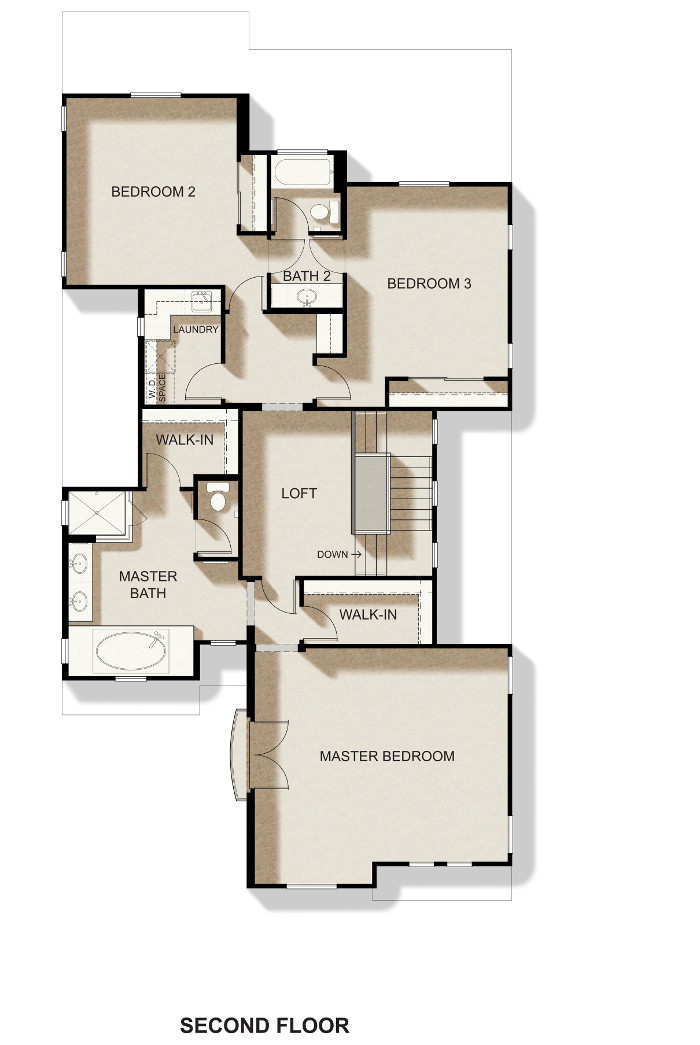 2nd level floor plan