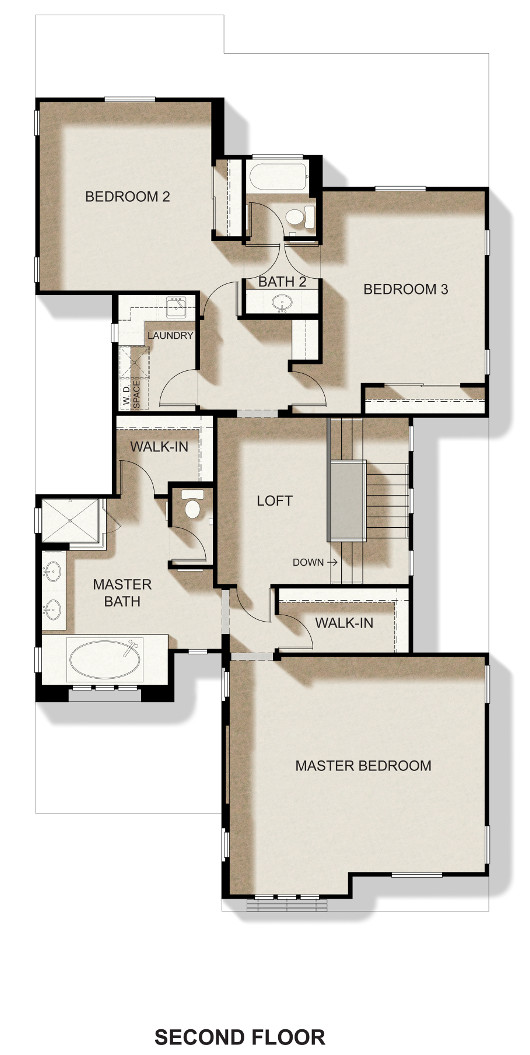 2nd level floor plan