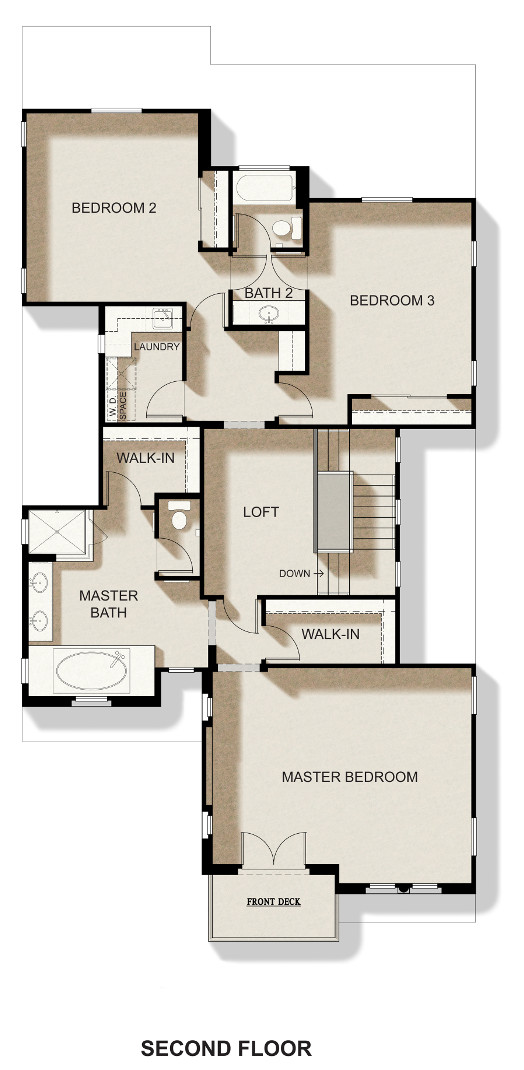 2nd level floor plan